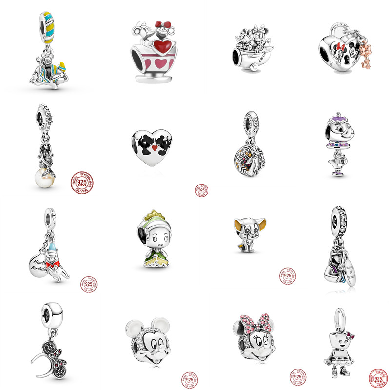 New s925 Sterling Silver Loose Beaded Luxury Beaded Mouse Bracelet Classic Original Fit Pandora Charm DIY Fashion Love Heart Pendant Jewelry Gifts for Women 
New s925 Sterling Silver Loose Beaded Luxury Beaded Mouse Bracelet Classic Original Fit Pandora Charm DIY Fashion Love Heart Pendant Jewelry Gifts for Women