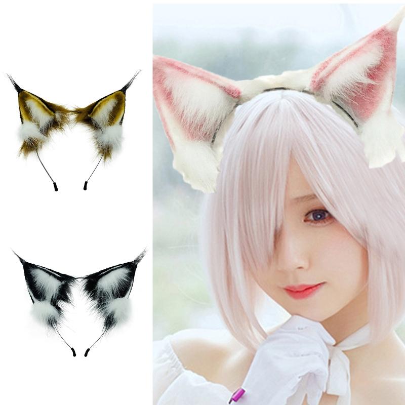 Bandanas Girls Animal Ears Plush Hair Hoop Lolita Lovely Handmade Party Headdress Anime Cosplay Kawaii Accessories DXAA
Bandanas Girls Animal Ears Plush Hair Hoop Lolita Lovely Handmade Party Headdress Anime Cosplay Kawaii Accessories DXAA