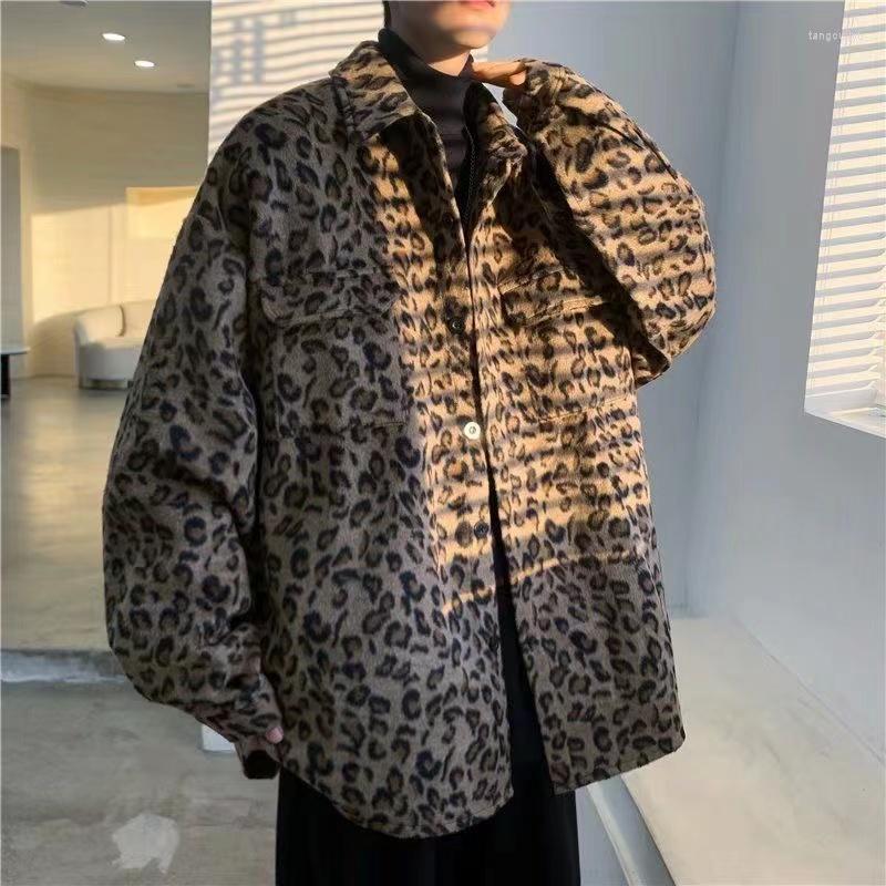 Men's Jackets 2022 Leopard Printing Coats Trend BF Harajuku Style Streetwear Wool Loose Lapel Collar Brown/grey Outerwear -2XL
Men's Jackets 2022 Leopard Printing Coats Trend BF Harajuku Style Streetwear Wool Loose Lapel Collar Brown/grey Outerwear -2XL