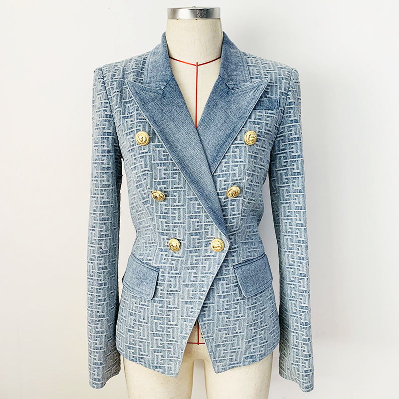 Blazer Women Designer Blazer Women Suits Blazers Jacket Womens Spring Autumn Winter Jackets Coat Cotton Denim Slim Jacket Designer Styles Stripes Plai