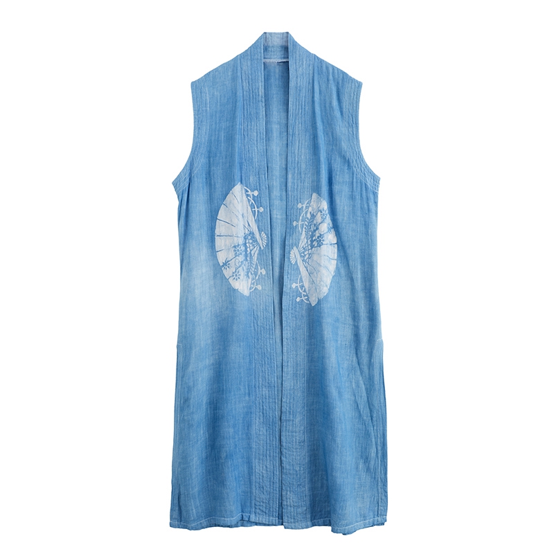 Ethnic Clothing for Men Chinese Hanfu Male cheongsam Traditional Tang suit Oriental Costume Breathable print blue Asian outfit