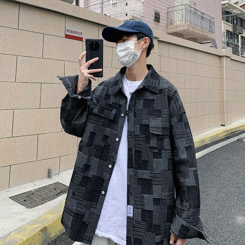 Men's Casual Shirts Autumn Plaid Shirt Men's Fashion Retro Men Streetwear Korean Loose Long-sleeved Mens Large Size -5XLMen's Eldd22, Black
Men's Casual Shirts Autumn Plaid Shirt Men's Fashion Retro Men Streetwear Korean Loose Long-sleeved Mens Large Size -5XLMen's Eldd22, Black