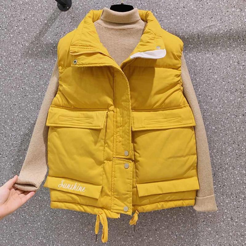 Women' Vests Winter Sleeveless Jacket Women 2022 Cotton Down Vest Loose Solid Waistcoat Letter Embroidery Luci22, Beige
Women' Vests Winter Sleeveless Jacket Women 2022 Cotton Down Vest Loose Solid Waistcoat Letter Embroidery Luci22, Beige