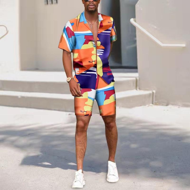 Men' Tracksuits Summer Casual Mens Outfits Hawaii Floral Print Beach Suit 2022 Man Fashion Short Sleeve Shirts And Shorts Set Two Pieces, Shorts sets a004
Men' Tracksuits Summer Casual Mens Outfits Hawaii Floral Print Beach Suit 2022 Man Fashion Short Sleeve Shirts And Shorts Set Two Pieces, Shorts sets a004
