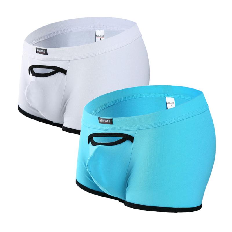 Underpants 2PCS/Lot Men Boxers Sexy Underwear Homme Small Open Hole Front Comfort Male Trunks Shorts Panties, Black;white
Underpants 2PCS/Lot Men Boxers Sexy Underwear Homme Small Open Hole Front Comfort Male Trunks Shorts Panties, Black;white
