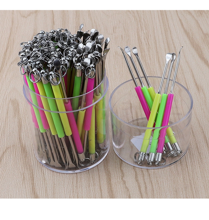 Wax dabber tools metal gold brass mini dab tool stick spoon 82mm earpick ear pick cleaner for vape tank cleaning with colorful plastic handle dry herb titanium nail
Wax dabber tools metal gold brass mini dab tool stick spoon 82mm earpick ear pick cleaner for vape tank cleaning with colorful plastic handle dry herb titanium nail
