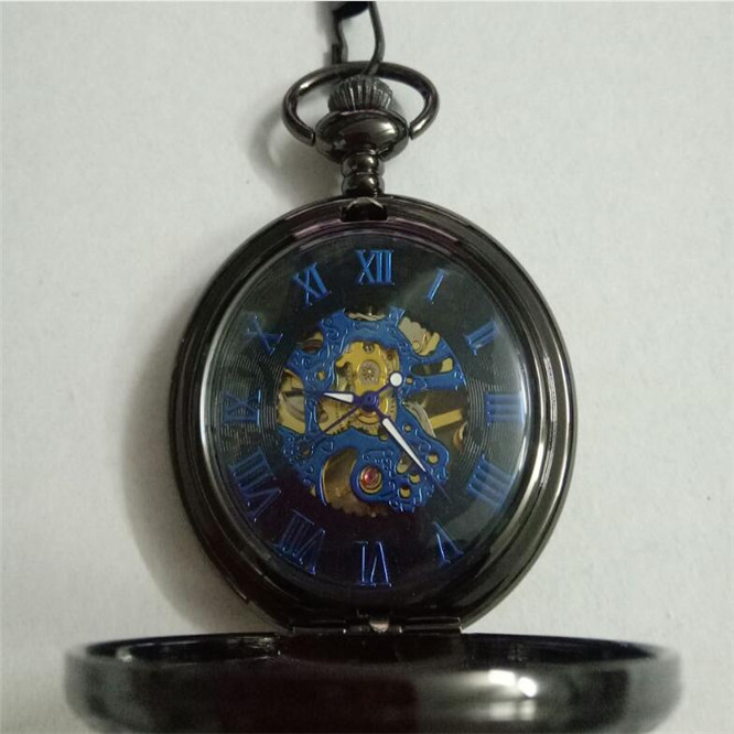 10pcs watches Retro Roman Mechanical European and American antique pocket watch large thick chain blue 8943-1-25, Black
10pcs watches Retro Roman Mechanical European and American antique pocket watch large thick chain blue 8943-1-25, Black