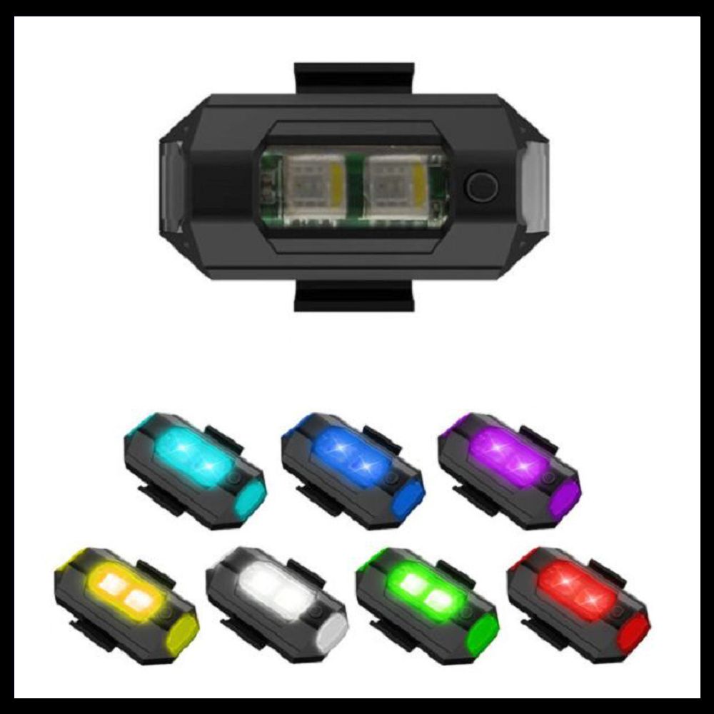 With Free Stickers Universal LED Anti-collision Warning Light Mini Signal Drone Strobe Lamp 7 Colors Turn Signal Indicator Motorcycle Lights, Same the photo
With Free Stickers Universal LED Anti-collision Warning Light Mini Signal Drone Strobe Lamp 7 Colors Turn Signal Indicator Motorcycle Lights, Same the photo