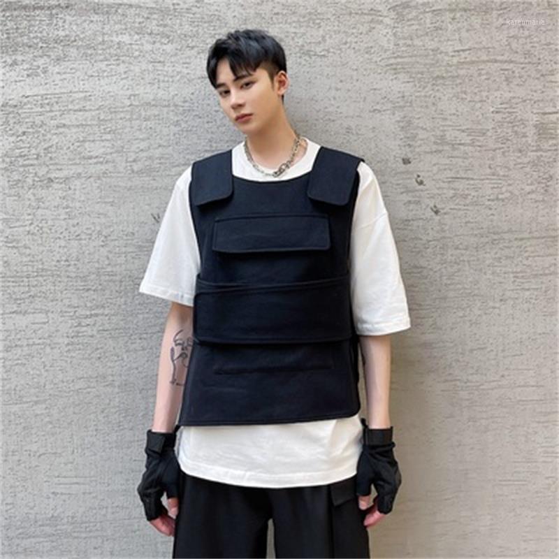 Men's Vests Spring And Autumn Fashion Trend Can Be Tactical Vest Men Show The Style Of Kare22, Black
Men's Vests Spring And Autumn Fashion Trend Can Be Tactical Vest Men Show The Style Of Kare22, Black
