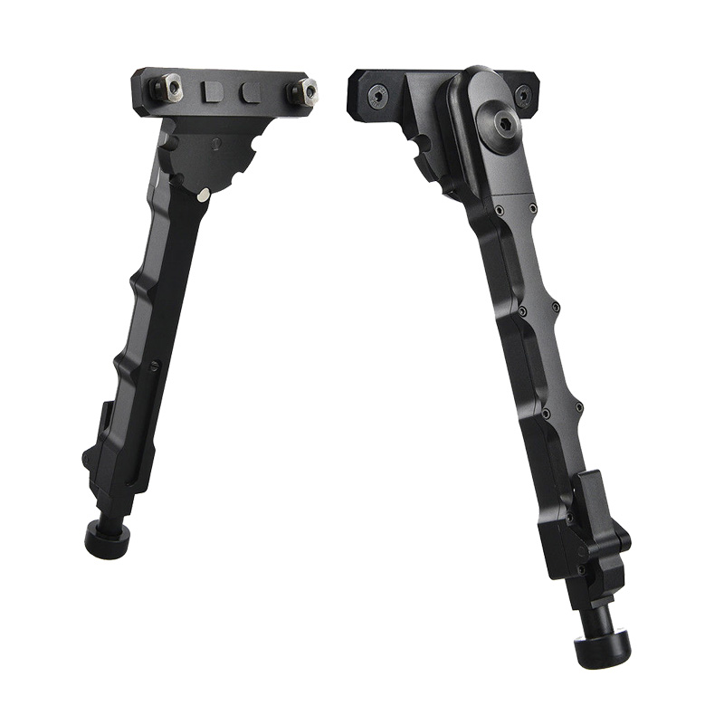 

Tactical Accessories V9 Bipod for M-Lok System Rail Foldable Bipod with Height Adjustment 6 to 8 inches M4 AR15 Hunting Rifle Airsoft Aluminum Alloy