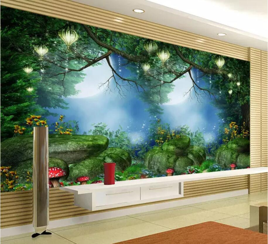 Customizable wallpaper waterproof wall covering Wonderland forest wallpapers living room bedroom TV background wallpaper, Green
Customizable wallpaper waterproof wall covering Wonderland forest wallpapers living room bedroom TV background wallpaper, Green