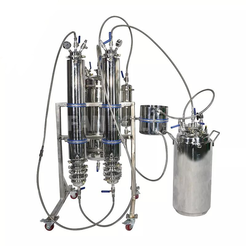 ZZKD Lab Supplies 5LB 10 LB Closed Loop Extractor big size BHO Extraction Equipment Stainless Steel Butane Extraction Instrument