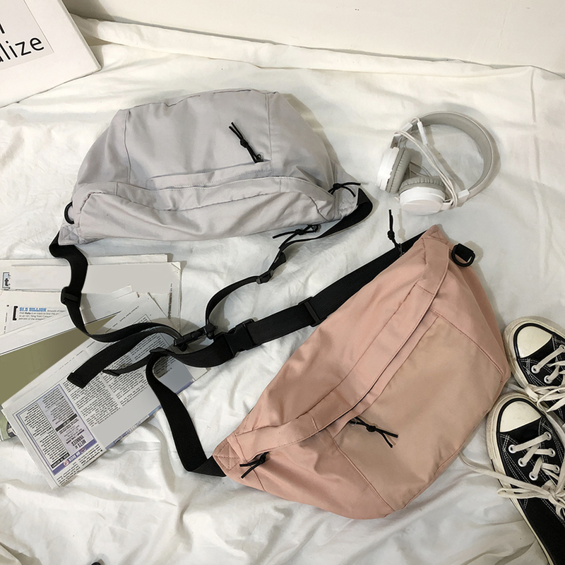 Large Capacity Storage Canvas Fanny Pack For Men And Women Big Blet MultiFunctional Chest Bags Banana Waist Pac dh2931047