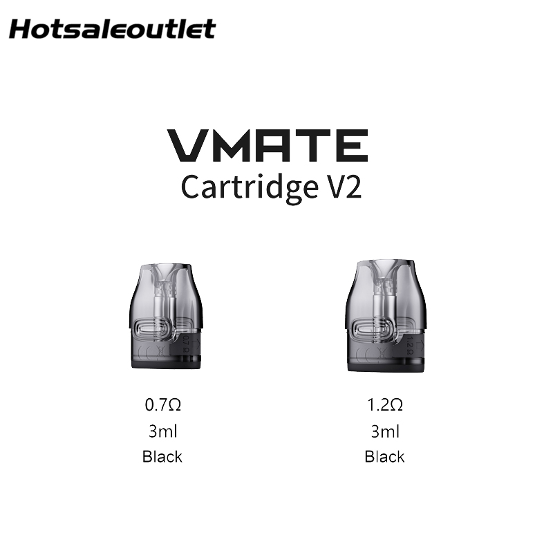 Original VOOPOO Vmate Cartridge V2 Pod Vape Replacement 3ml for Vmate Infinity Edition/Vmate E/ V.THRU Pro E Cigarette
Original VOOPOO Vmate Cartridge V2 Pod Vape Replacement 3ml for Vmate Infinity Edition/Vmate E/ V.THRU Pro E Cigarette