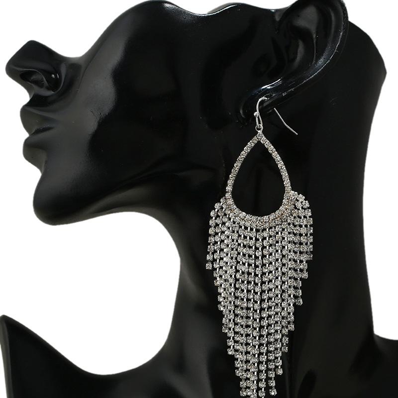 Dangle & Chandelier Women Luxury Earings The Europe And United States High-end Exquisite Personality Geometric Large Circle Full Drill Chain
Dangle & Chandelier Women Luxury Earings The Europe And United States High-end Exquisite Personality Geometric Large Circle Full Drill Chain