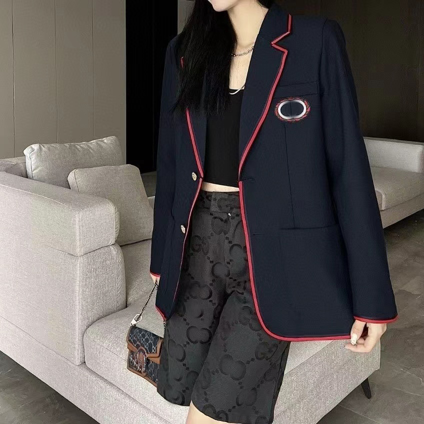 Medigo-345 fashion women suit designer clothes blazer with Double G letters 2022 spring new released tops, Darkblue
Medigo-345 fashion women suit designer clothes blazer with Double G letters 2022 spring new released tops, Darkblue