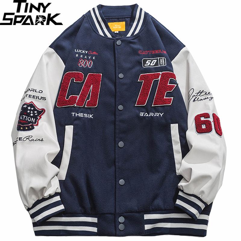Men's Jackets Men Varsity Jacket Embroidery Letters HipHop Streetwear Harajuku 2022 Loose Baseball Coat PU Leather Sleeve BlueMen's, A2003697 black
Men's Jackets Men Varsity Jacket Embroidery Letters HipHop Streetwear Harajuku 2022 Loose Baseball Coat PU Leather Sleeve BlueMen's, A2003697 black
