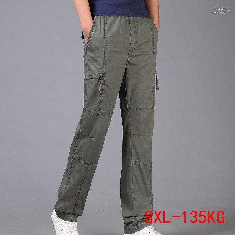 Men's Pants Summer Autumn Men Cargo Zipper Pockets Cotton Plus Size 6XL 7XL 8XL Safari Style Straight Fat Loose Black 52Men's Heat22
Men's Pants Summer Autumn Men Cargo Zipper Pockets Cotton Plus Size 6XL 7XL 8XL Safari Style Straight Fat Loose Black 52Men's Heat22