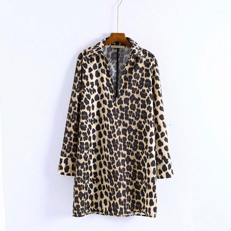 Women' Blouses & Shirts Apperloth Women Leopard V Neck Pullover Shirt Chic Style Female Animal Skin Pattern Long Sleeve Casual Loose Blouse
Women' Blouses & Shirts Apperloth Women Leopard V Neck Pullover Shirt Chic Style Female Animal Skin Pattern Long Sleeve Casual Loose Blouse