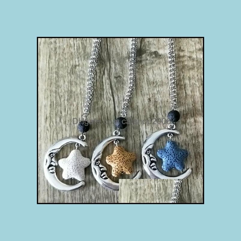 Pendant Necklaces Pendants Jewelry Vintage Sier Color Starfish Lava Stone Moon Diffuser Necklace Volcanic Rock Aromatherapy Essential Oil
Pendant Necklaces Pendants Jewelry Vintage Sier Color Starfish Lava Stone Moon Diffuser Necklace Volcanic Rock Aromatherapy Essential Oil