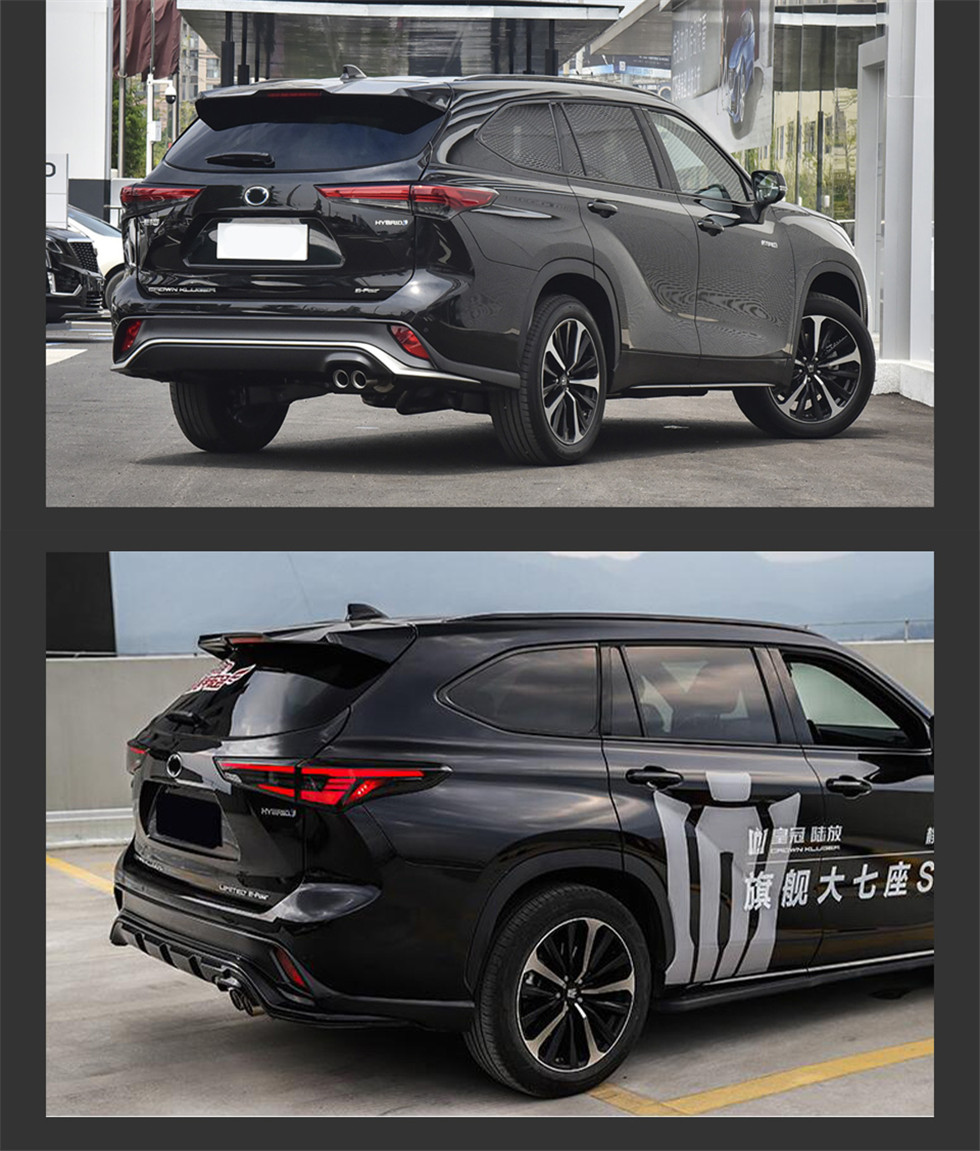 Car Styling Tail Lamp For Highlander New Kluger 2022 LED Taillights Fog Light Daytime Running Lights DRL Tuning Car Accessories