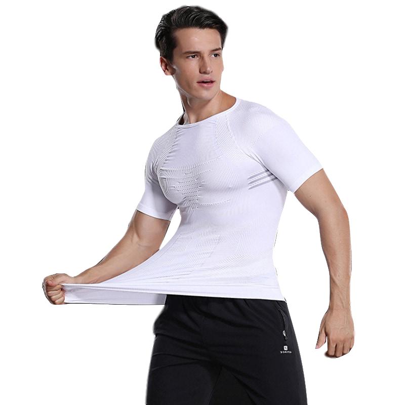 Men's T-Shirts Short Sleeve Plain Tees Men Undershirt Compression Stretch Tops Bodybuilding Fitness Workout T Shirt Mens Training WearMen's, Black
Men's T-Shirts Short Sleeve Plain Tees Men Undershirt Compression Stretch Tops Bodybuilding Fitness Workout T Shirt Mens Training WearMen's, Black