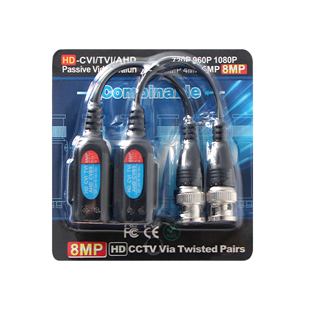 CVI Video Balun Transceiver by HD - Transmit CCTV Signals via Ethernet Cable with Packing, Easy Setup & Long Range - Ideal for Camera Surveillance
CVI Video Balun Transceiver by HD - Transmit CCTV Signals via Ethernet Cable with Packing, Easy Setup & Long Range - Ideal for Camera Surveillance