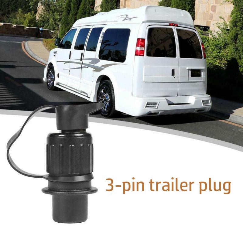 Parts 3 Pin 12V Plug Adapter Trailer Connector EU Waterproof Cable Socket For RV Truck Vans Caravan
Parts 3 Pin 12V Plug Adapter Trailer Connector EU Waterproof Cable Socket For RV Truck Vans Caravan