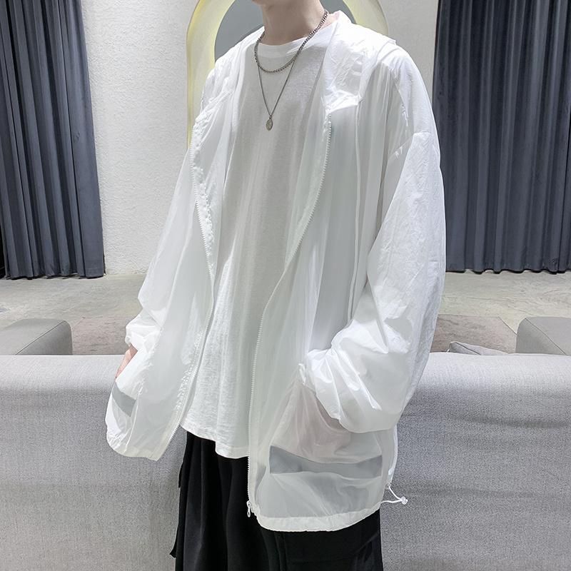 Men's Jackets Summer Thin Jacket Men Fashion Casual Hooded Mens Streetwear Loose Hip Hop Bomber Sun Protection ClothingMen's, White
Men's Jackets Summer Thin Jacket Men Fashion Casual Hooded Mens Streetwear Loose Hip Hop Bomber Sun Protection ClothingMen's, White