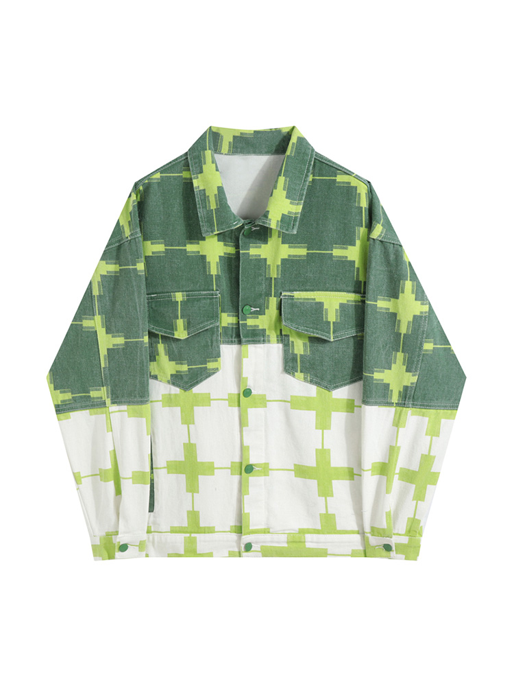 Green Flap Pocket Button Up Women Jean Jacket Loose Long Sleeve Denim Coat Oversize Denim Jacket
Green Flap Pocket Button Up Women Jean Jacket Loose Long Sleeve Denim Coat Oversize Denim Jacket