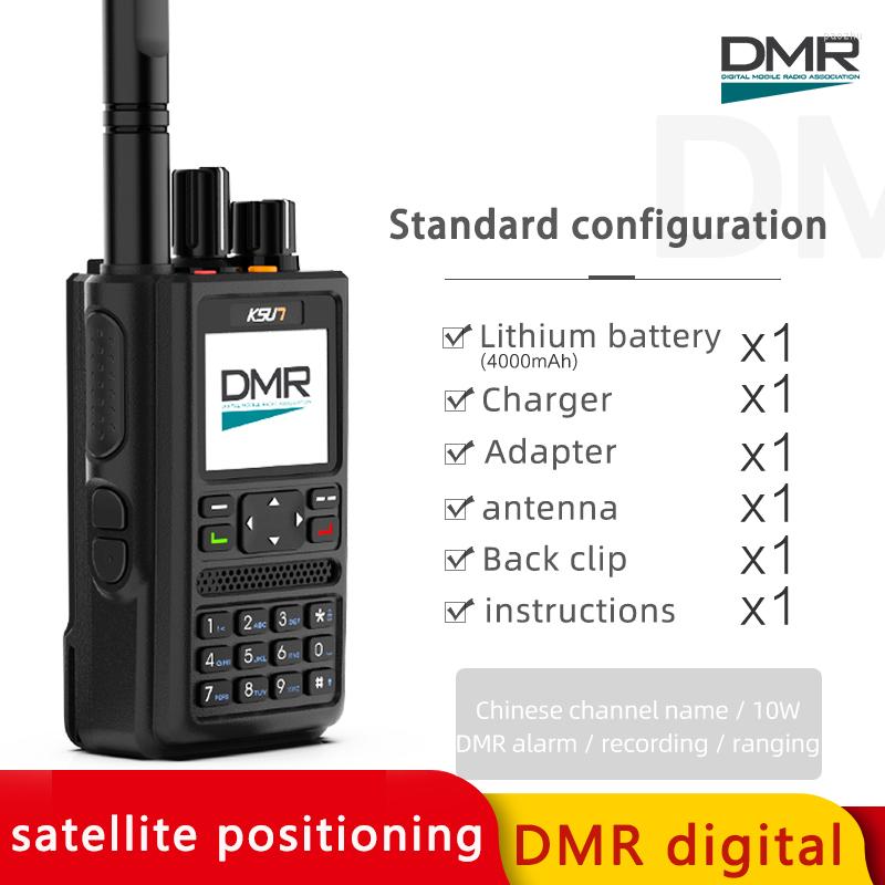Walkie Talkie Radios GPS Long Range Powerful Radio For Hutting Outdoor Travel Digital And Analog Two Way KSUN DM10Walkie
Walkie Talkie Radios GPS Long Range Powerful Radio For Hutting Outdoor Travel Digital And Analog Two Way KSUN DM10Walkie