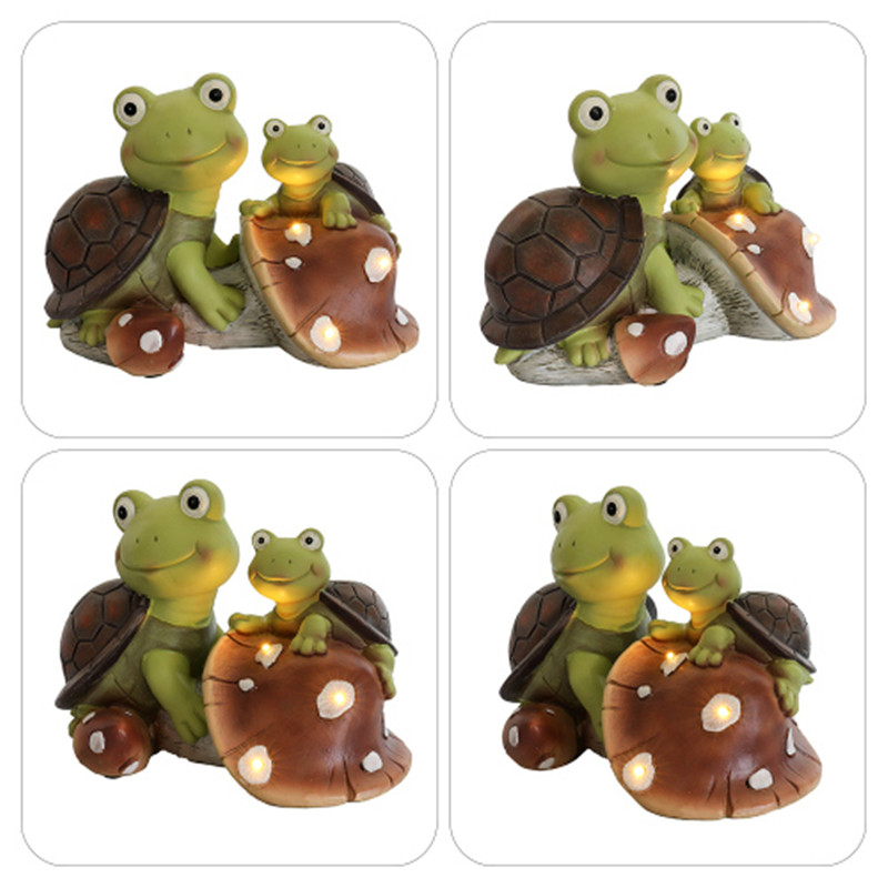 Garden Decorations Statue Cute Frog Face Turtles Figurines Solar Powered Resin Animal Sculpture with 3 Led Lights for Patio And Lawn W104100111
Garden Decorations Statue Cute Frog Face Turtles Figurines Solar Powered Resin Animal Sculpture with 3 Led Lights for Patio And Lawn W104100111