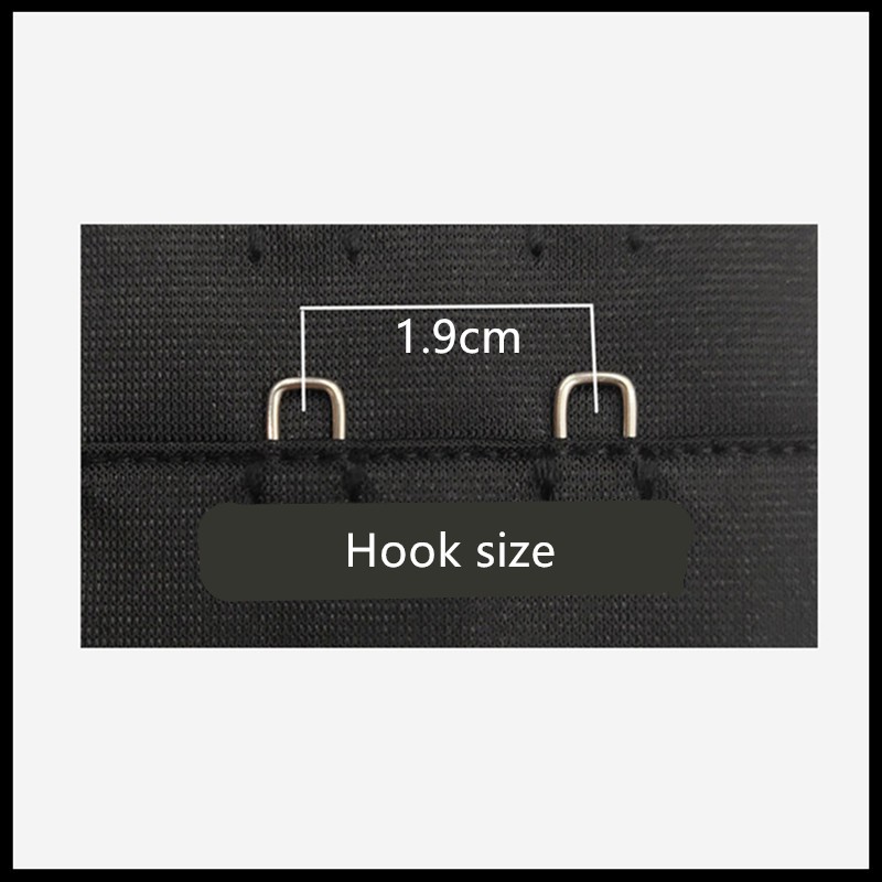 Women's Intimates Accessories Latex Corset Extension Buckle Adjustable Hook and Eyes Extender 3 Rows Bra Straps Corsets Accessory Wholesale