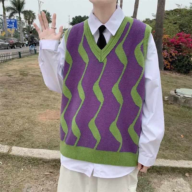 Men's Vests Wool Men Vest Luxury Golf Sweater Brand Patchwork 2022 Spring Clothing Streetwear Fashion Casual Women Knitted Guin22, Green
Men's Vests Wool Men Vest Luxury Golf Sweater Brand Patchwork 2022 Spring Clothing Streetwear Fashion Casual Women Knitted Guin22, Green