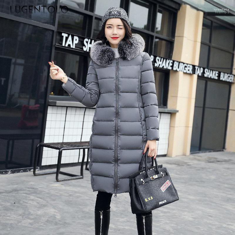 Women's Down & Parkas Women Hooded Mid-Length Coat Winter Warm College Style Slim-fit Casual Jackets Print Lady Fashion Lugentolo Kare22, Black
Women's Down & Parkas Women Hooded Mid-Length Coat Winter Warm College Style Slim-fit Casual Jackets Print Lady Fashion Lugentolo Kare22, Black