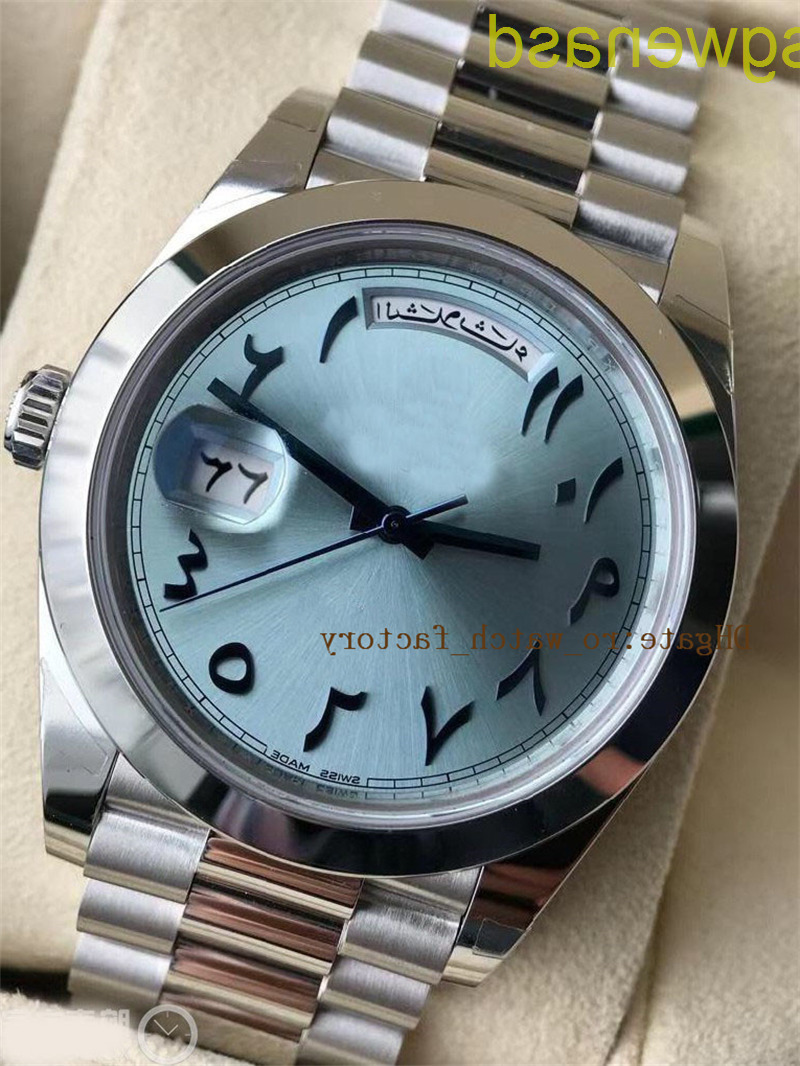 Mens Watch B P Factory 228206 Platinum 40mm Day-Date Ice Blue Arabic Rare Dial Automatic Fashion Men's Watch Folding Mechanical Watches, Blue 2
Mens Watch B P Factory 228206 Platinum 40mm Day-Date Ice Blue Arabic Rare Dial Automatic Fashion Men's Watch Folding Mechanical Watches, Blue 2