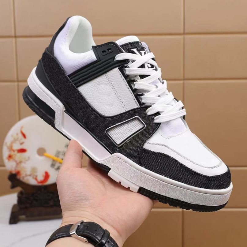 2022 Designer Trainer Sneaker Calfskin Leather Vintage Basketball Sneakers Platform Trainers Rubber Outsole Shoes Men Casual Shoes With Box NO401, White
2022 Designer Trainer Sneaker Calfskin Leather Vintage Basketball Sneakers Platform Trainers Rubber Outsole Shoes Men Casual Shoes With Box NO401, White