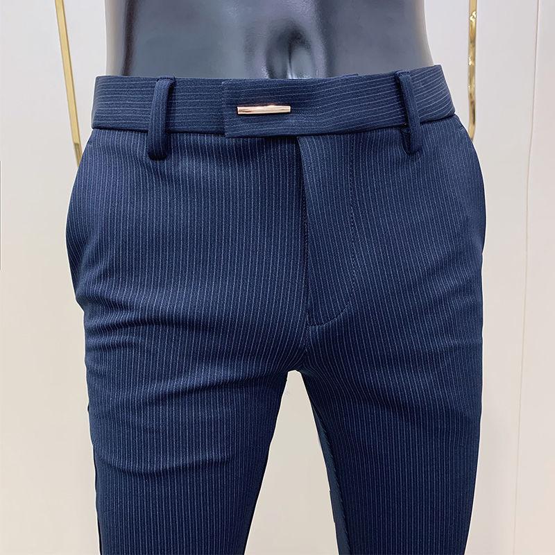 Men's Suits & Blazers Men Fashion Striped Suit Pant Elegant Slim Fit Social Trousers Pants High Quality Business Office Party Dress Ankle Pa, Navy
Men's Suits & Blazers Men Fashion Striped Suit Pant Elegant Slim Fit Social Trousers Pants High Quality Business Office Party Dress Ankle Pa, Navy