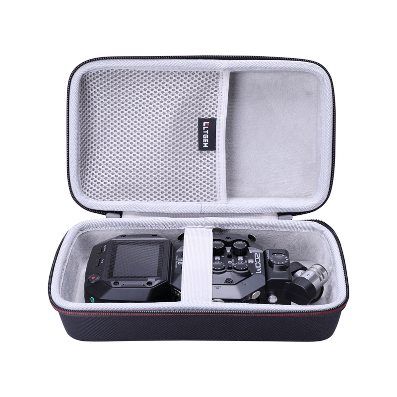 LTGEM EVA Hard Case for Zoom H8 8-Input / 12-Track Portable Handy Recorder For Podcasting, Music, Field Recording + 128GB Memory 220414