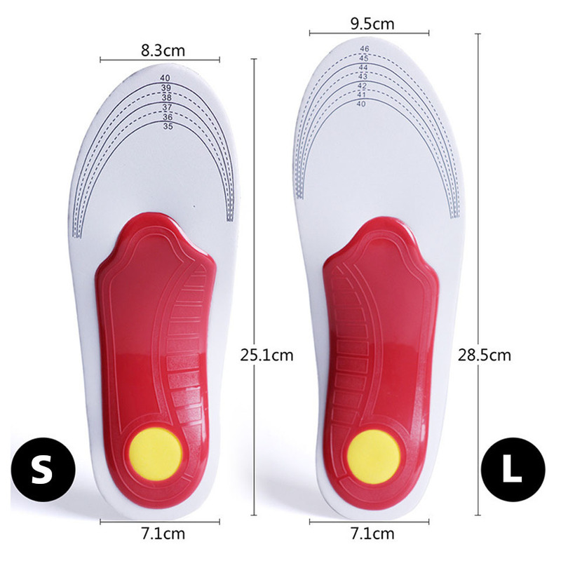 VAIPCOW 3D Flat Feet Ortic insole High Arch Support Insoles Women Men orthopedic Foot pain Unisex shoes sole 220722
