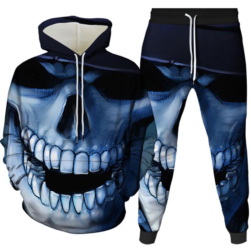 Men' Tracksuits 2022 Casual Personality Fashion Hoodie Skull Pattern Printed Pullover 3D Printing Oversize Suit Sportswear, Hoodie set
Men' Tracksuits 2022 Casual Personality Fashion Hoodie Skull Pattern Printed Pullover 3D Printing Oversize Suit Sportswear, Hoodie set