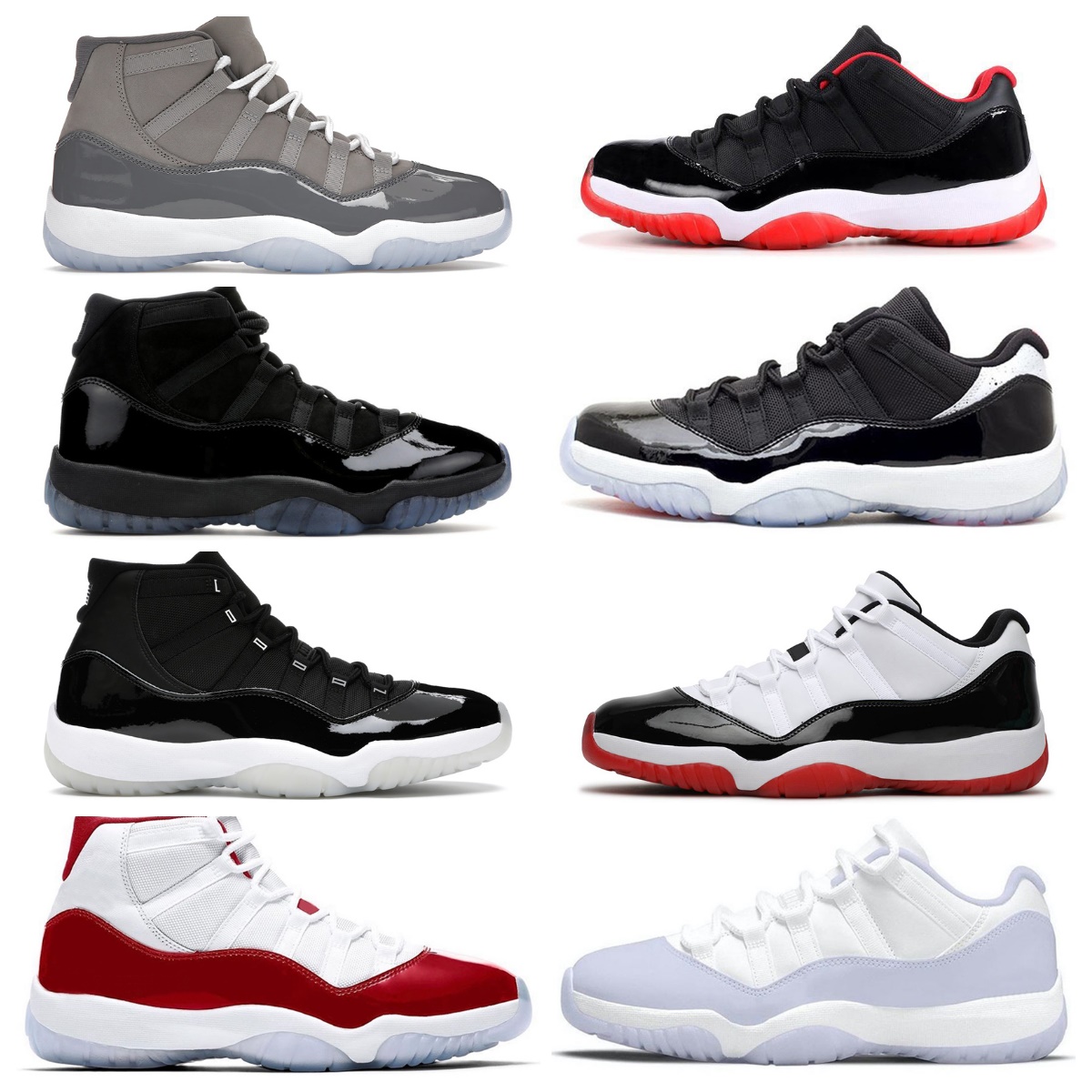 Cool Grey Basketball Shoes 11 11s High Cherry Jubilee Bred Concord 45 Animal Instinct Low Legend Blue Pure Violet Cap and Gown Midnight Navy Men Women Sneakers Trainer, Bubble package bag
Cool Grey Basketball Shoes 11 11s High Cherry Jubilee Bred Concord 45 Animal Instinct Low Legend Blue Pure Violet Cap and Gown Midnight Navy Men Women Sneakers Trainer, Bubble package bag