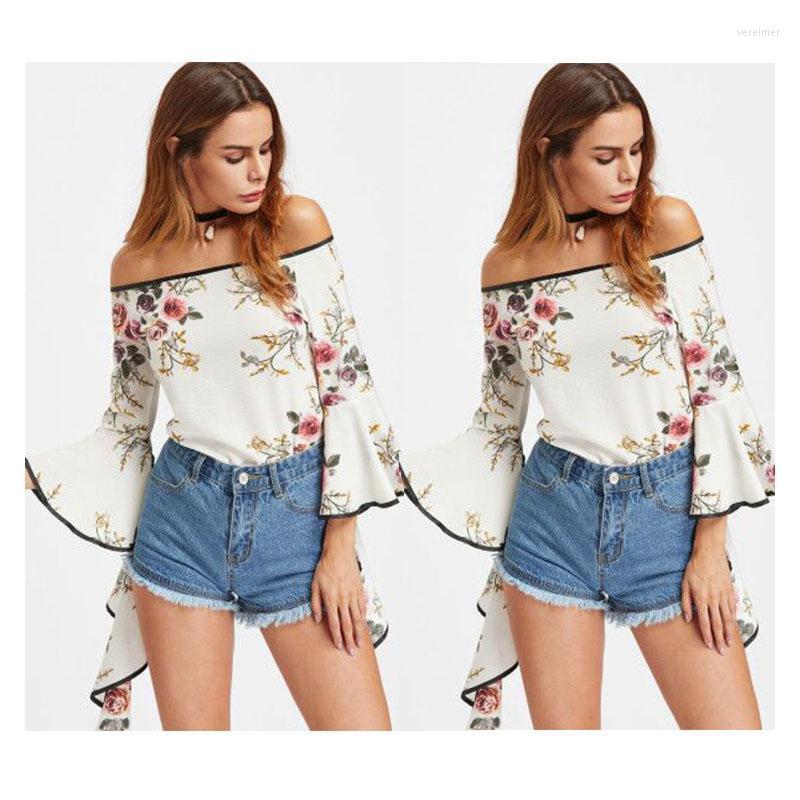 Women' Blouses & Shirts Neatie Kiddie White Flare Print Sexy Off Shoulder Summer Floral Sleeve Blouse Women Shirt Casual Chiffon ShirtWomen
Women' Blouses & Shirts Neatie Kiddie White Flare Print Sexy Off Shoulder Summer Floral Sleeve Blouse Women Shirt Casual Chiffon ShirtWomen