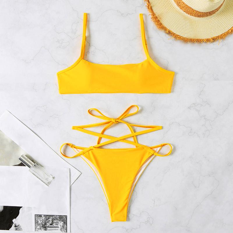 Women's Swimwear Mini Bikini Set Micro Swimsuit Women Push Up 2022 Sexy Bandage Bathing Suit Solid Color Brazilian Biquini #t2gWomen's, Yellow
Women's Swimwear Mini Bikini Set Micro Swimsuit Women Push Up 2022 Sexy Bandage Bathing Suit Solid Color Brazilian Biquini #t2gWomen's, Yellow