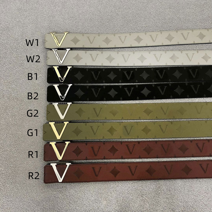 New Designer Belt Mens Woman Classic Genuine Leather Belts Fashion 4 Styles of Belt Buckle 4.0 Cm Wide 8 Option High Quality, Multi
New Designer Belt Mens Woman Classic Genuine Leather Belts Fashion 4 Styles of Belt Buckle 4.0 Cm Wide 8 Option High Quality, Multi