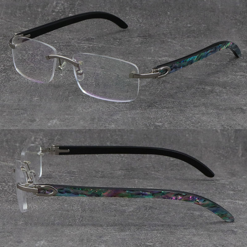New Multicolored Abalone Shell Inside Buffalo Horn Metal Rimless Frame Man Woman Square Optical C Decoration Frames Myopic Glasses Gold 3524012 Eyewear Size:54
New Multicolored Abalone Shell Inside Buffalo Horn Metal Rimless Frame Man Woman Square Optical C Decoration Frames Myopic Glasses Gold 3524012 Eyewear Size:54