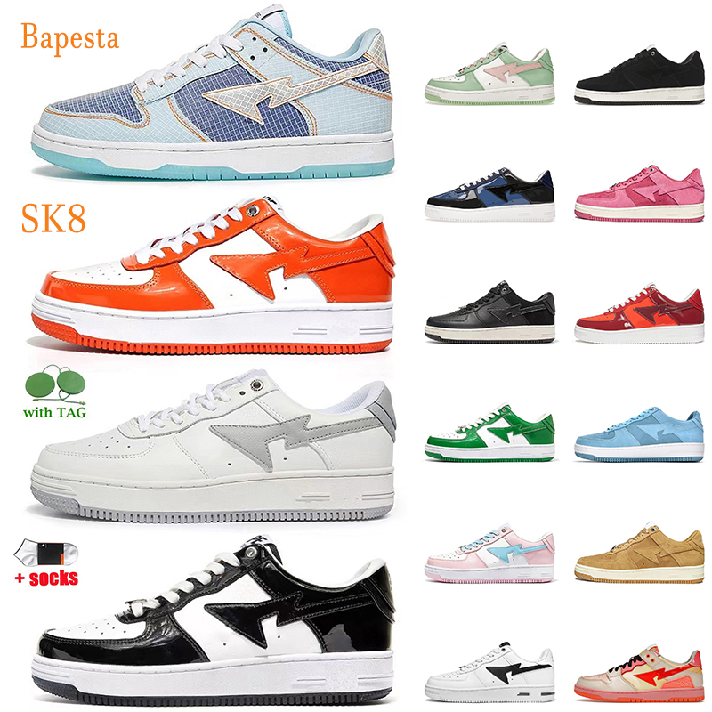 Designer shoe Top Quality Women Mens Casual Shoes Sta SK8 Sneakers White Black Blue Orange Wheat Red Purple Pastel Pink Trainers Platform Sneakers, D7 36-45
Designer shoe Top Quality Women Mens Casual Shoes Sta SK8 Sneakers White Black Blue Orange Wheat Red Purple Pastel Pink Trainers Platform Sneakers, D7 36-45
