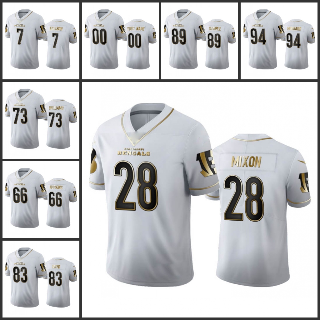 Jersey Wholesale Custom 100th Season Golden Edition Cincinnati''Bengals''Men #28 Joe Mixon 94 Sam Hubbard 7 Boomer Esiason 83 Tyler Boyd''NFL''
Jersey Wholesale Custom 100th Season Golden Edition Cincinnati''Bengals''Men #28 Joe Mixon 94 Sam Hubbard 7 Boomer Esiason 83 Tyler Boyd''NFL''