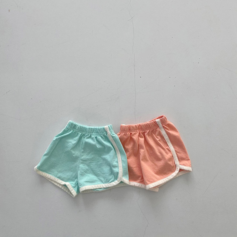 MILANCEL Summer Baby Suit Cute Bear Tees and Solid Loose Shorts Gitls 2Pcs Korean Casul Infant Sets Cotton Toddler Clothes 220507