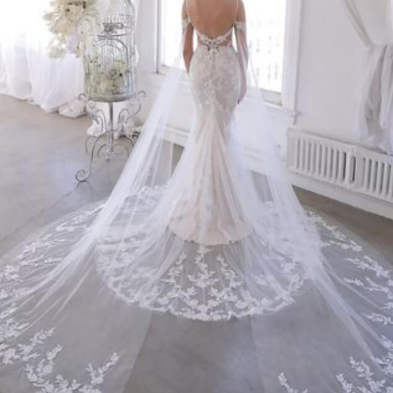 Princess Mermaid Dubai Wedding Dress 2022 Sexy Spaghetti Straps Backless Boho Country Wedding Dresses Kaftan Sleeves Lace Women Robe Mariage Vestidos 